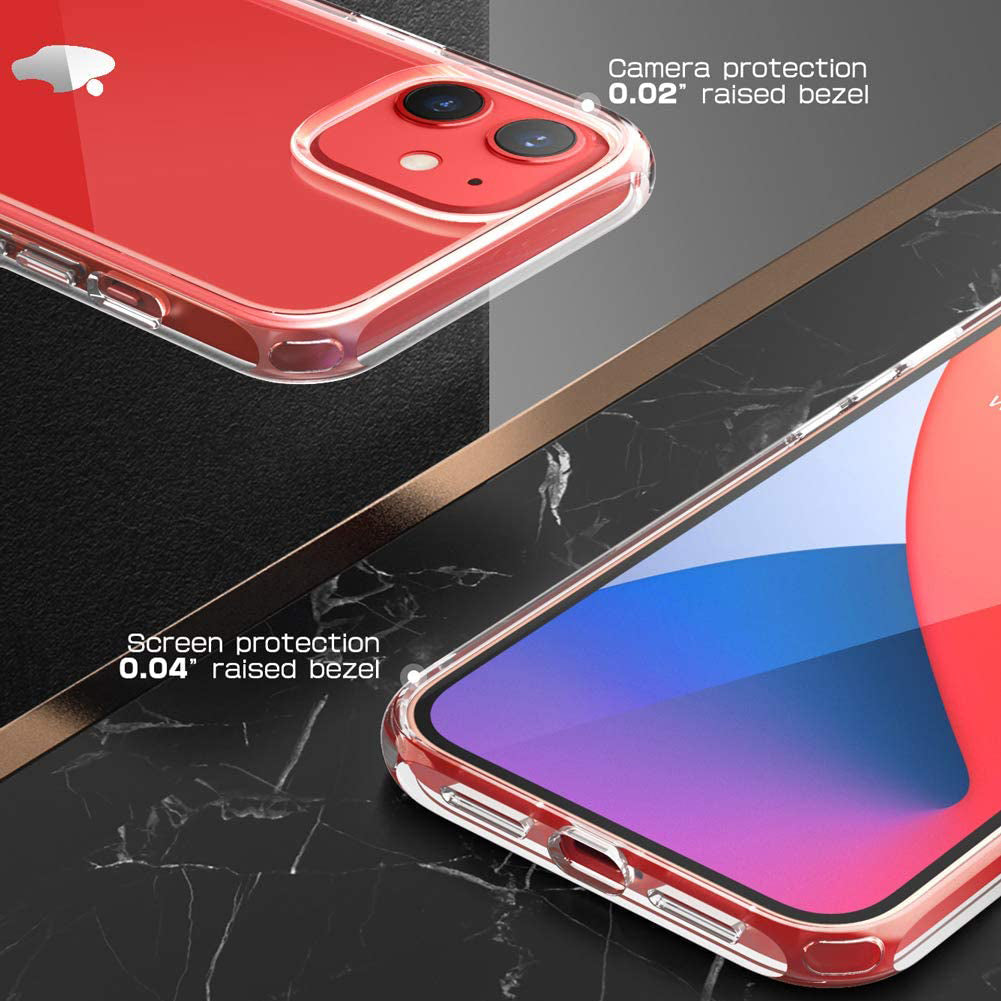 iPhone 12 Mini 5.4 Inch Clear Protective Case - Unicorn Beetle Style Slim Transparent Cover for Shockproof & Scratch Resistance - Perfect for Everyday Use, Travel & Outdoor Activities