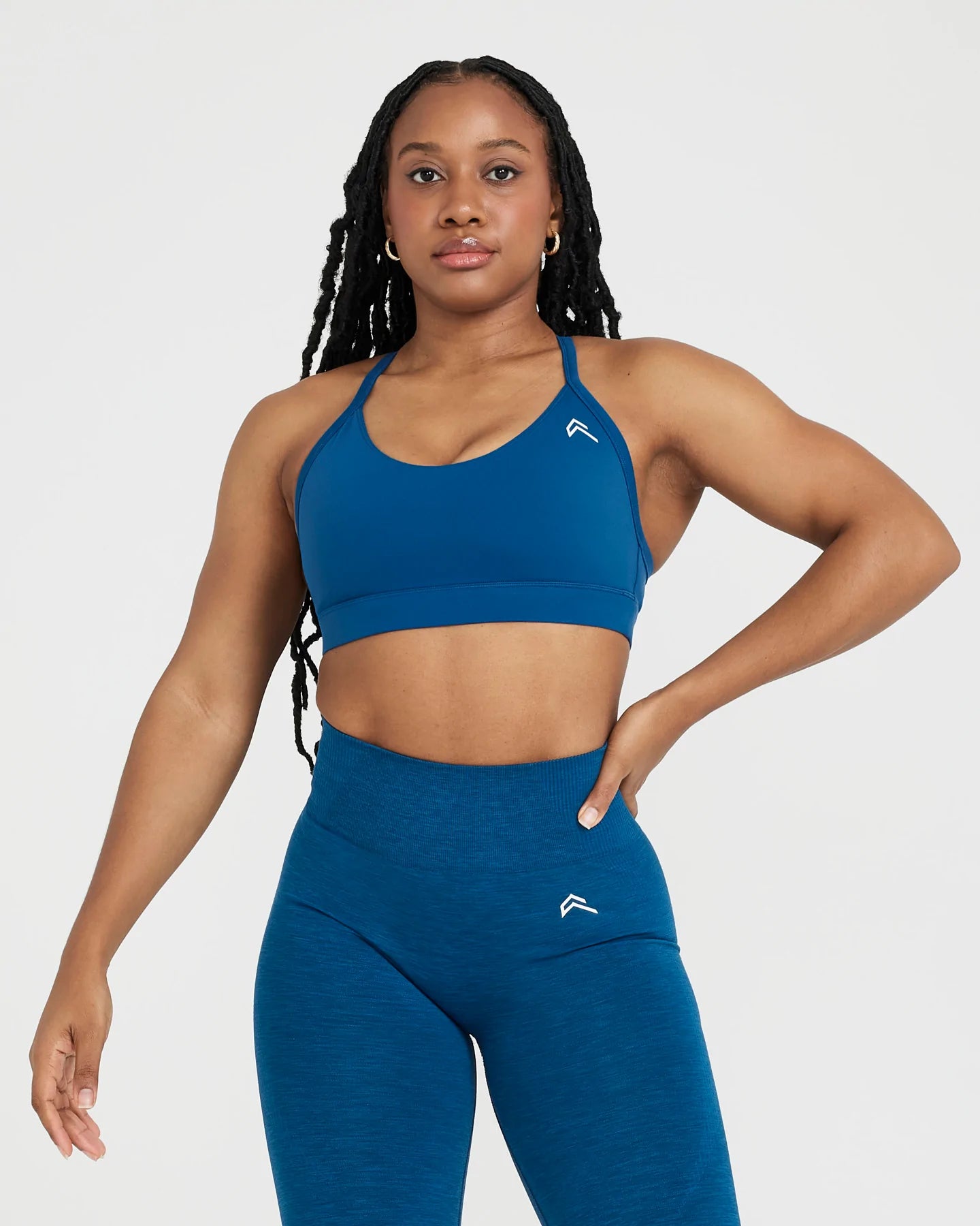 High Support Everyday Sports Bra for Women - Petrol Blue | Comfortable Workout Top for Running, Yoga & Gym