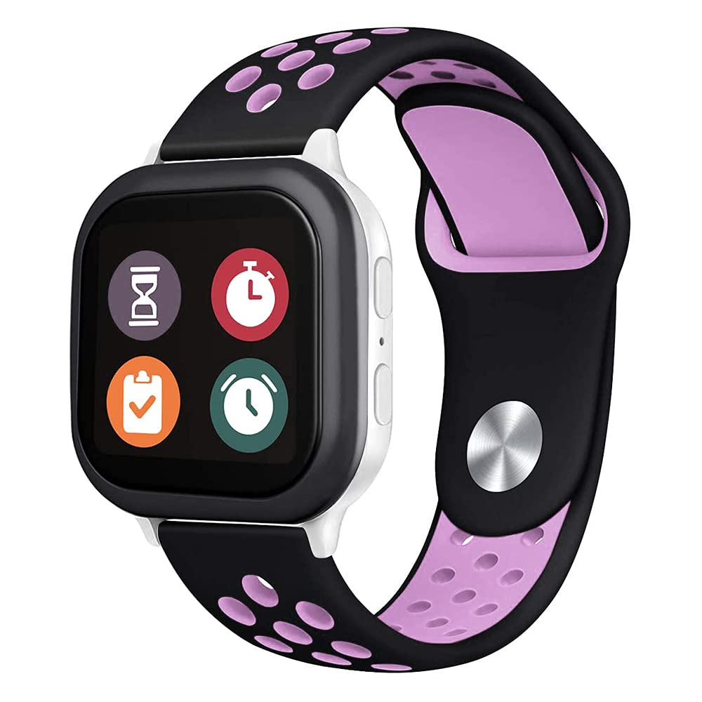 Gizmo Watch Band Replacement for Kids - 20mm Breathable Soft Silicone Strap with Quick Release Pins | Compatible with Verizon Gizmo Watch 2 & 1 | Durable & Comfortable for School, Play & Daily Activities