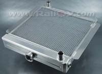 High-Performance Escort Alloy Radiator for BDA & Pushrod Engines - Square Top Tank Design | Ideal for Classic Car Restoration & Racing Upgrades