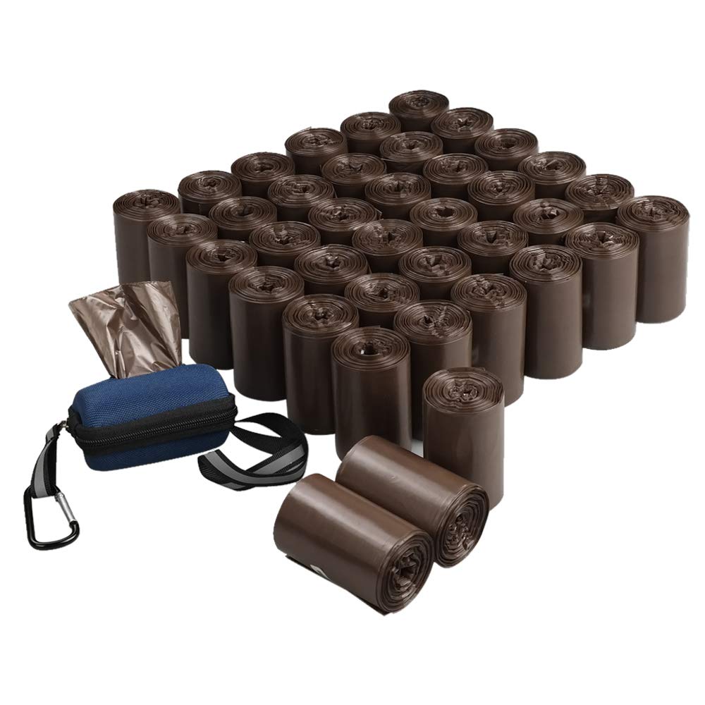 Morcte 40 Rolls (1400 Count) Extra Strong Dog Poop Bags with Dispenser - Eco-Friendly Pet Waste Bags for Daily Walks, Park Visits & Backyard Cleanup