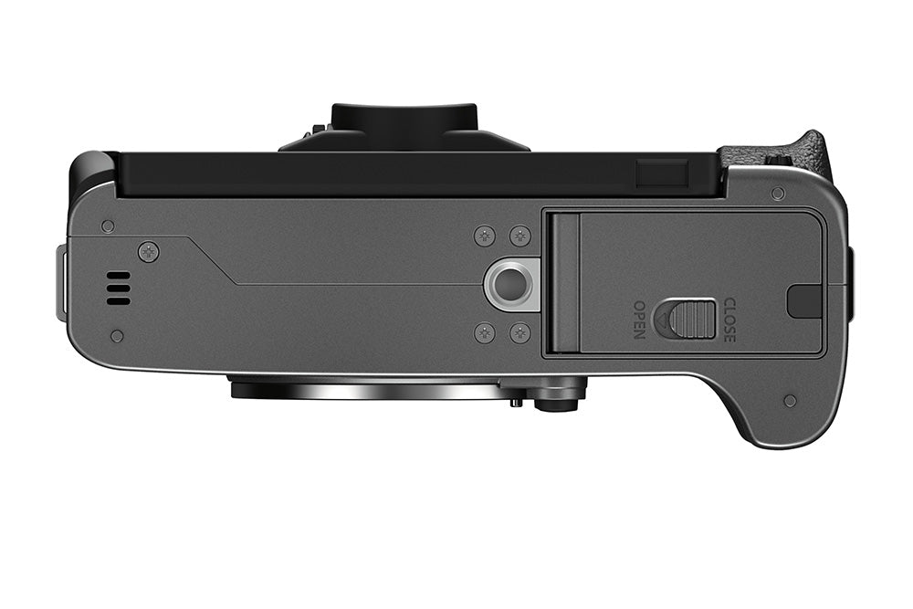FUJIFILM X-T200 Mirrorless Digital Camera Body Only - Dark Silver | 26.1MP APS-C Sensor | 4K Video | 3.5