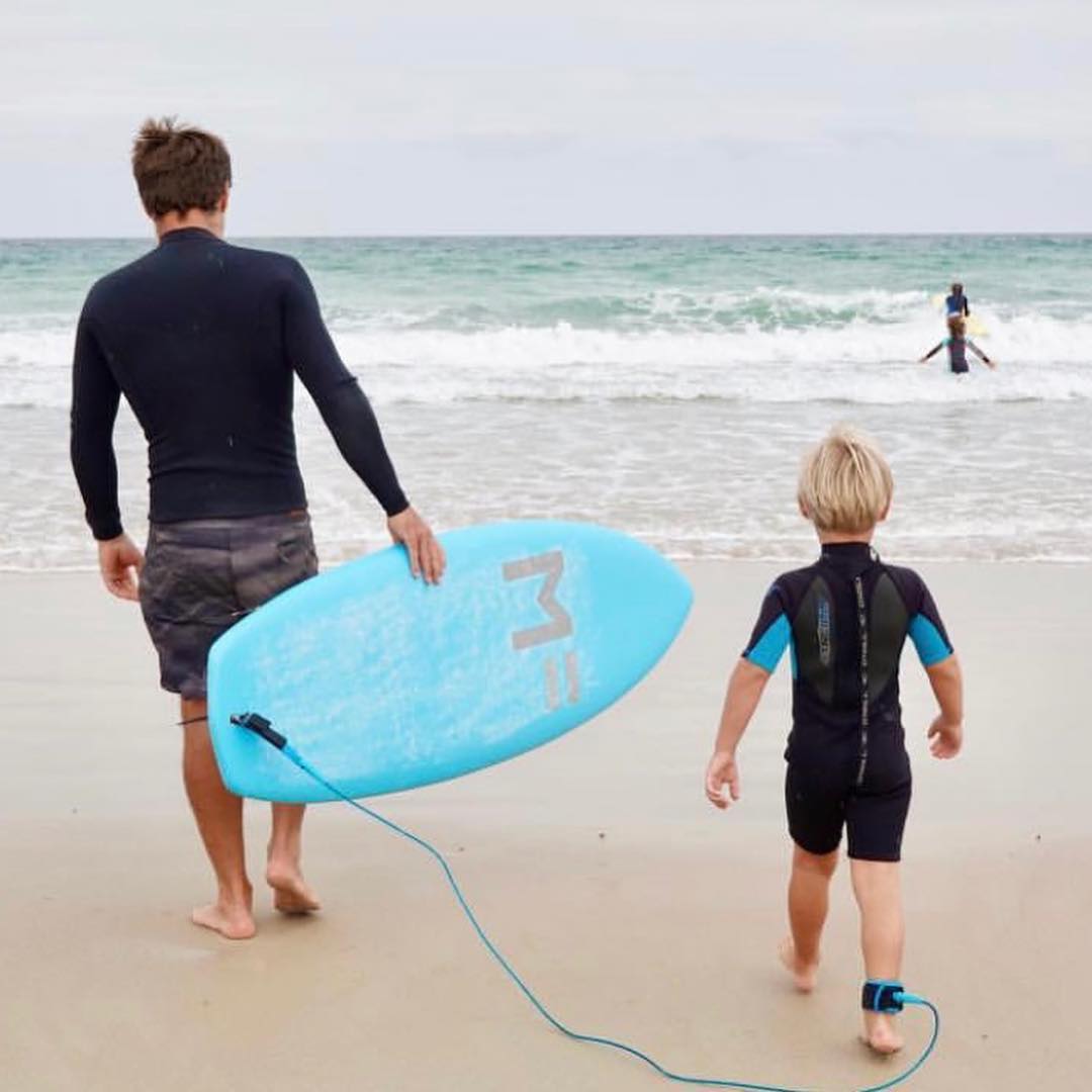 MF Mick Fanning Little Marley 5'8 Surfboard - White FCS2 Fin System - Perfect for Small Waves & Beach Breaks