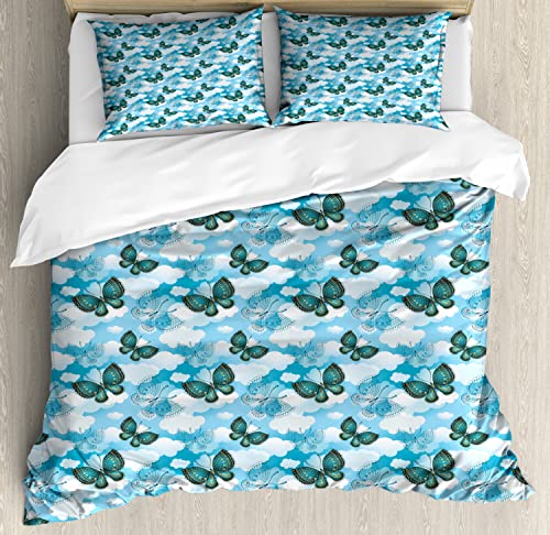 Sky Blue Dark Teal