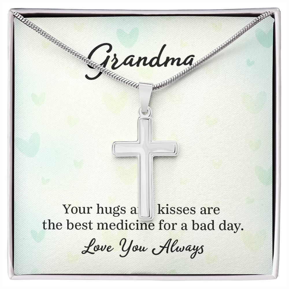 Beautiful Cross Necklace for Grandma - Thoughtful Gift from Grandchildren | Perfect for Birthday, Mother's Day & Christmas Gifts