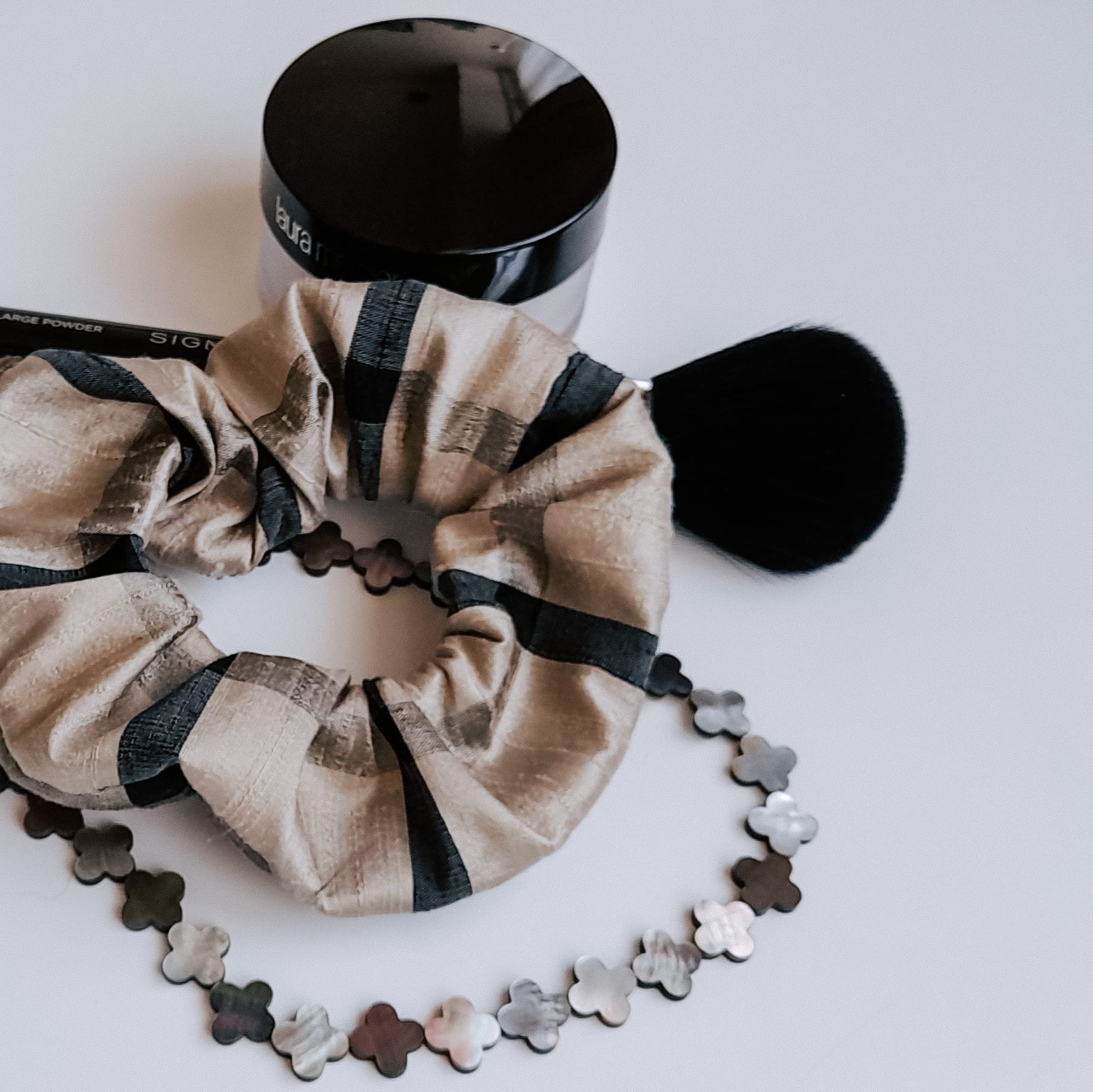 Handmade Silk Hair Scrunchies for Women - Ballet Hair Accessories & Sleep Scrunchies by IMEL Studio (100% Pure Silk) - Perfect for Dance, Yoga, Work & Everyday Use