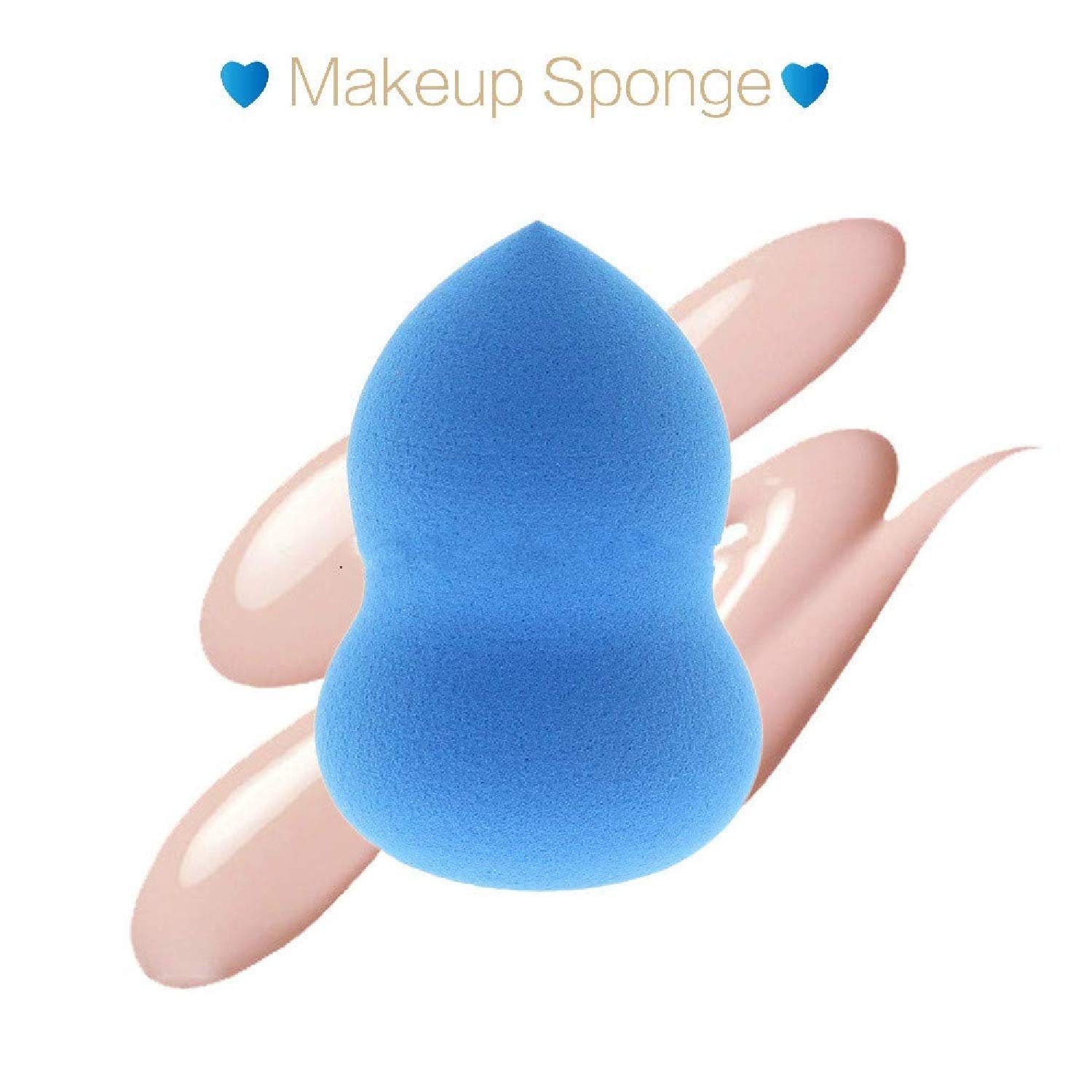3+1 Pcs Professional Makeup Sponge Set with Foundation Brush - Beauty Blender for Liquid, Cream & Powder - Perfect for Flawless Foundation & Contouring - Ideal for Everyday Makeup, Bridal & Professional Use