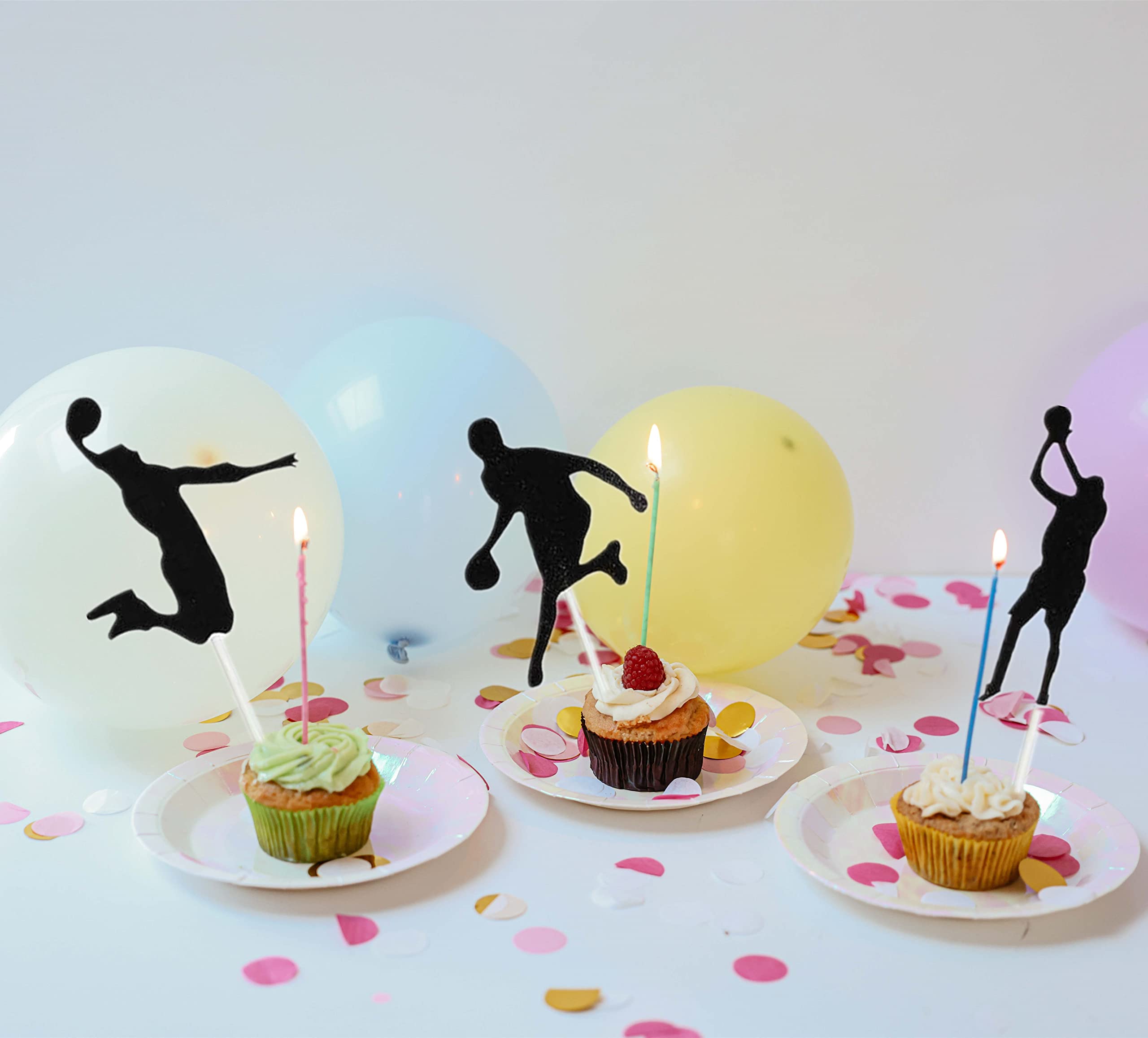 Basketball Cake Topper for Boys - Sports Birthday Party Decor