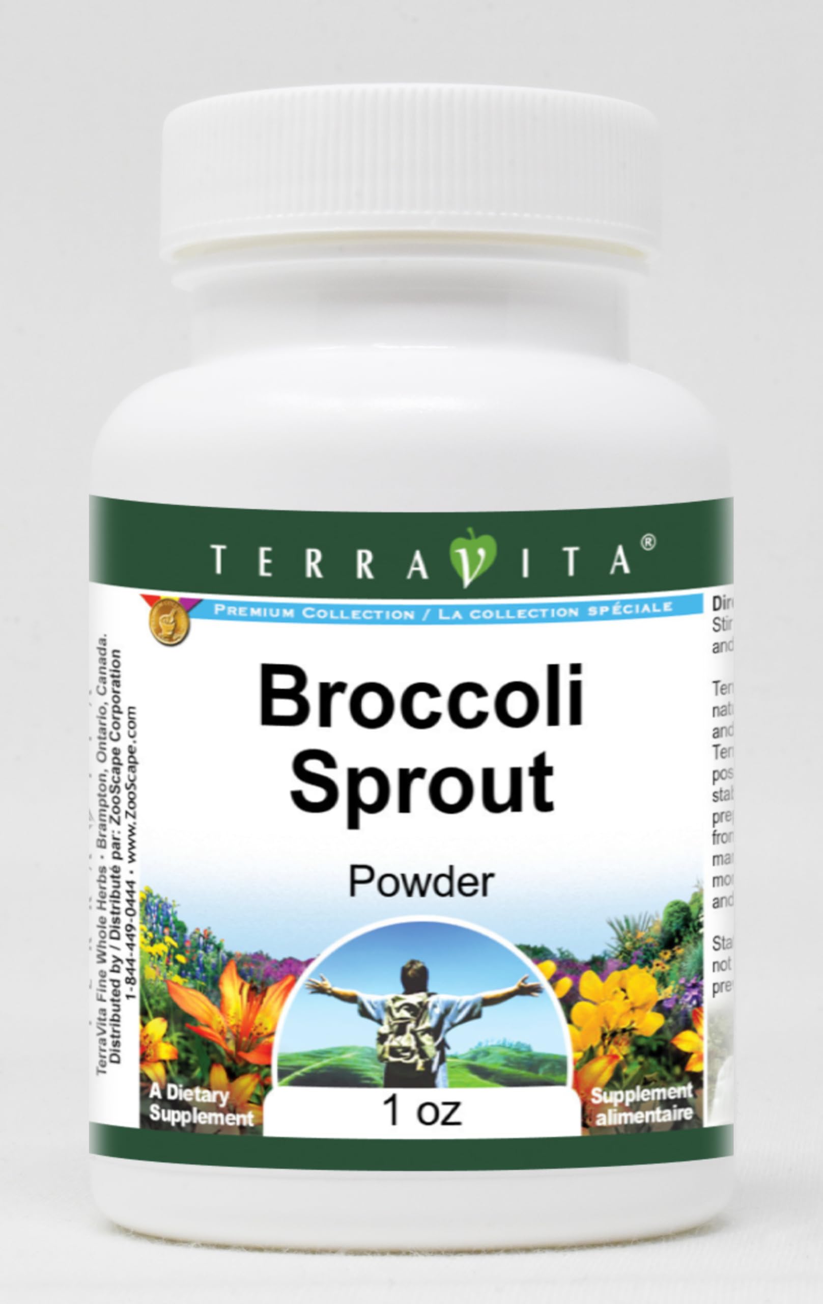 Organic Broccoli Sprout Powder 1 oz | High in Sulforaphane | Immune Support & Detox Supplement | for Smoothies, Juices & Healthy Recipes | ZIN: 519359