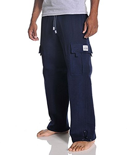 Pro Club Men's Heavyweight Fleece Cargo Pants - Warm Winter Work Pants for Outdoor Activities, Hiking & Casual Wear