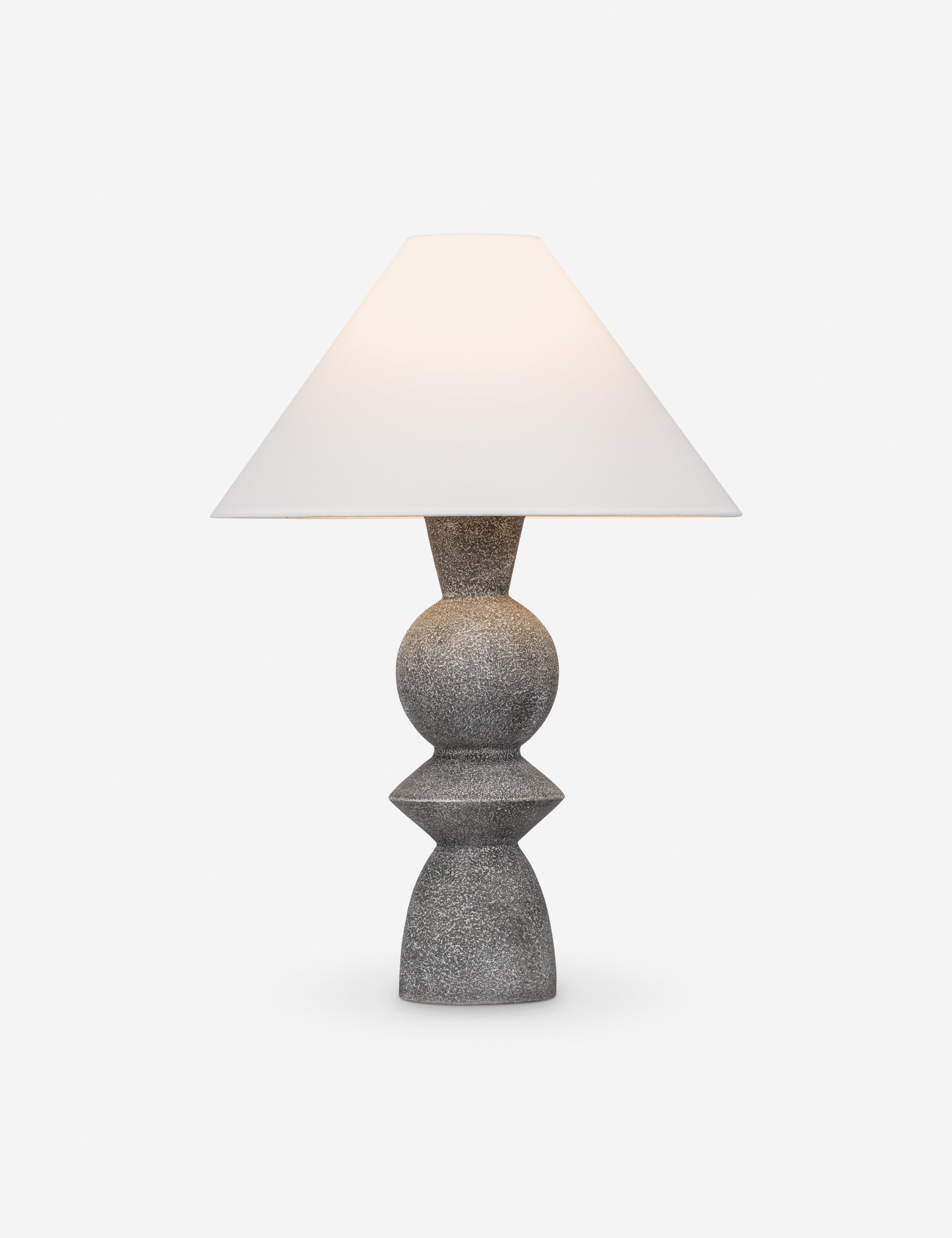 Bulsara Modern Table Lamp - Stylish LED Nightstand Light for Bedroom, Living Room & Office - Warm White & Cool White Dimmable Lighting for Reading & Relaxation