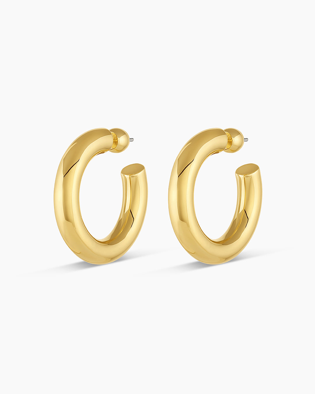 Lou Statement Hoops - Stylish Gold Earrings for Women | Trendy Dangle Hoop Earrings for Everyday Wear & Special Occasions