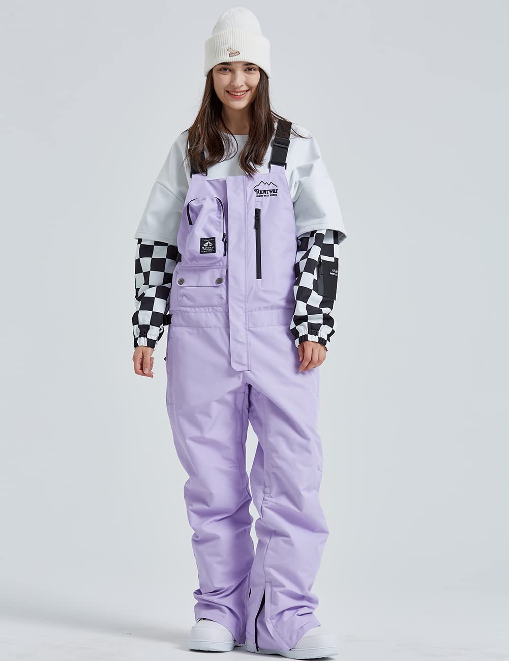 Waterproof Ski Bib Overalls for Men & Women - Insulated Windproof Snow Pants for Skiing, Snowboarding & Outdoor Winter Activities