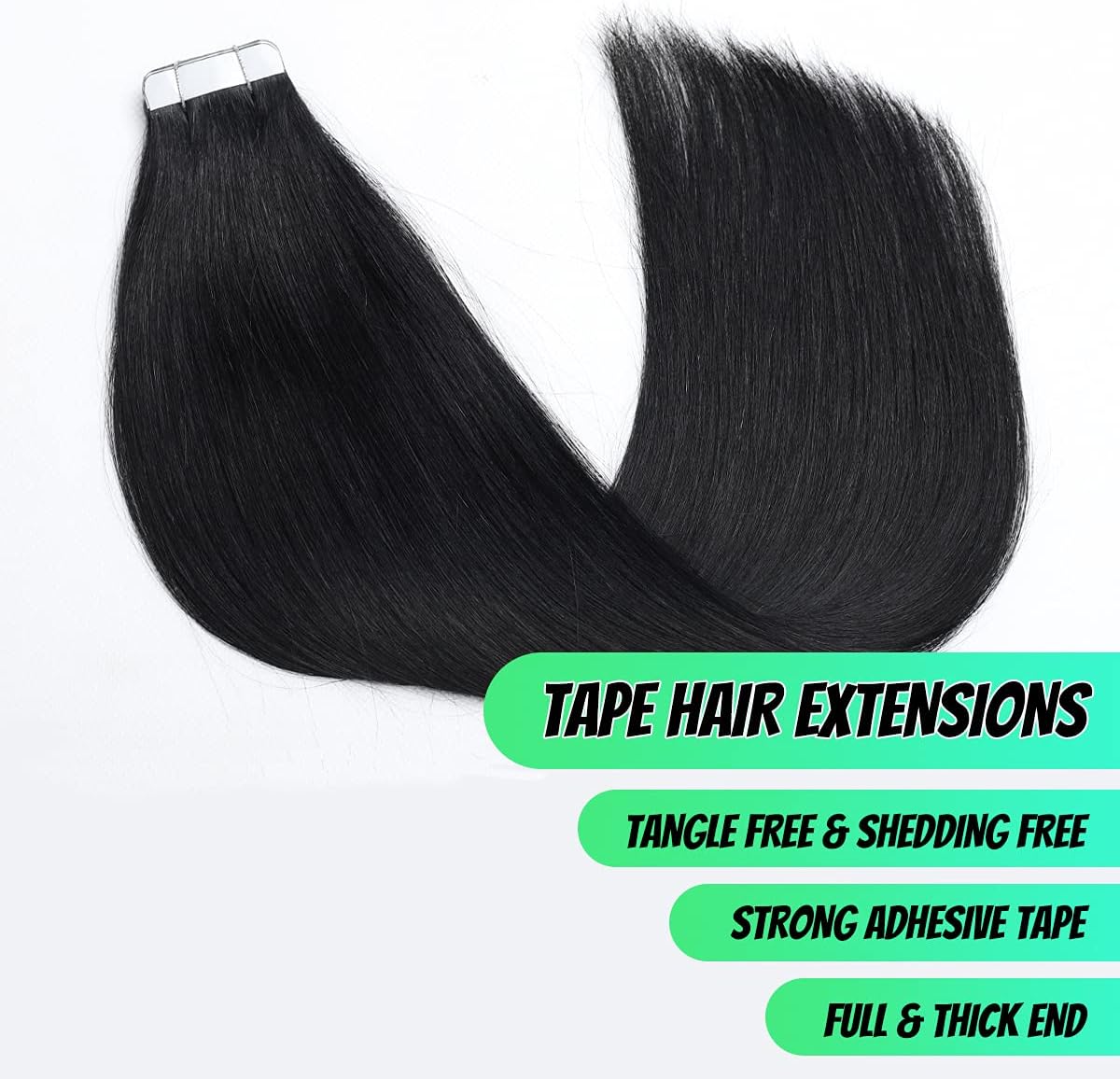 Seamless Skin Weft Tape for Human Hair Extensions - Invisible Hair Integration for Natural Look | Perfect for Daily Wear, Special Occasions & Styling