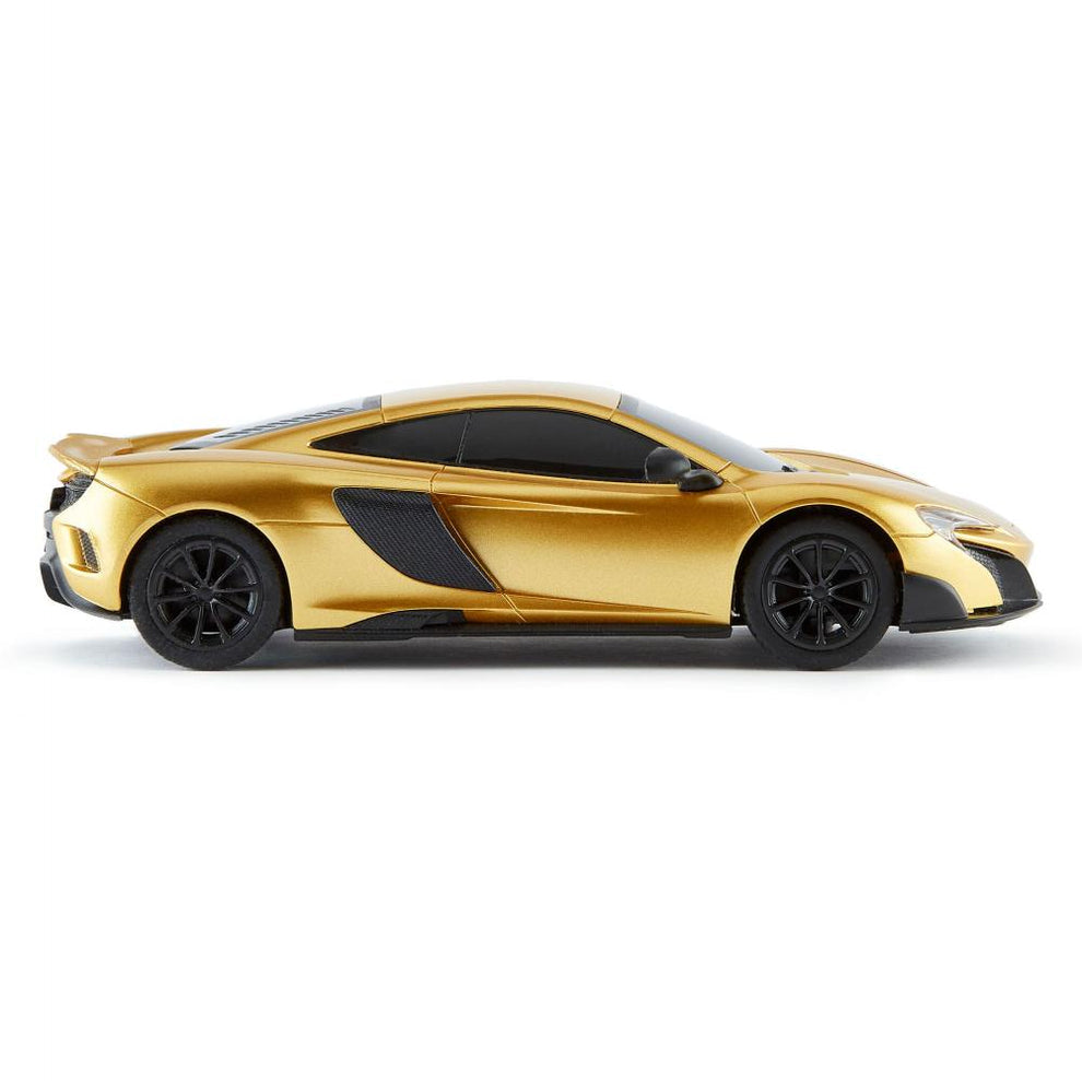 McLaren 675LT Coupe 1:14 Scale Remote Control Car - Gold Finish - High Speed RC Racing Toy for Adults & Kids - Perfect for Indoor Racing, Birthday Gifts & Car Collections
