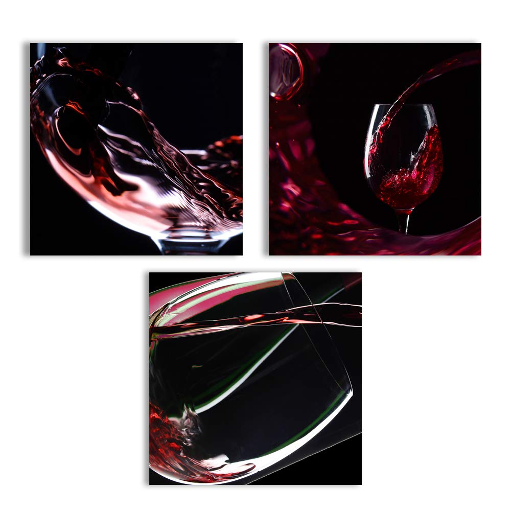 Abstract Vintage Wine Cup Canvas Wall Art - Stretched & Framed 24