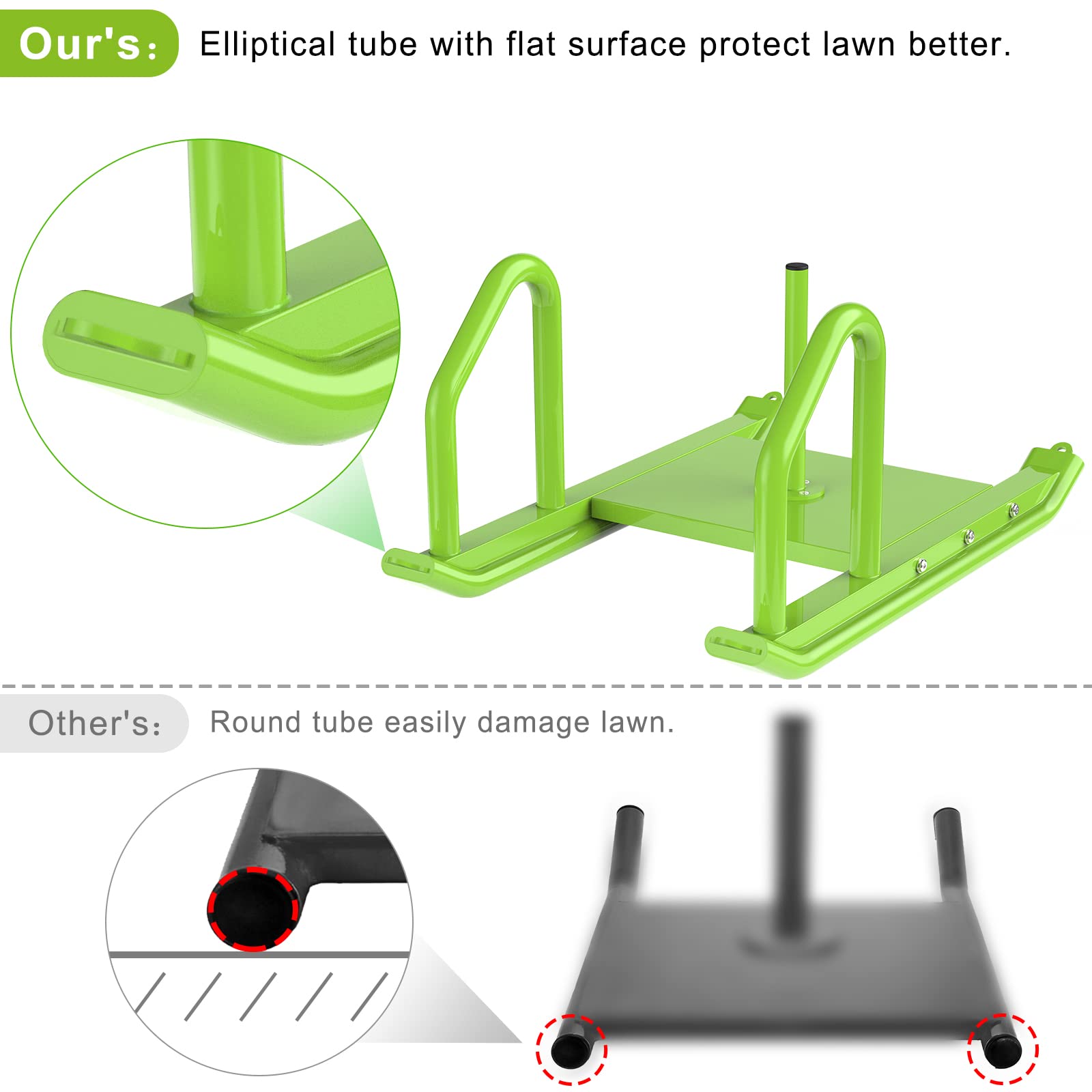 Kipika Adjustable Weight Sled for Speed Training & Strength Workouts - Heavy Duty Fitness Sled with Height Adjustment - Build Muscle & Explosive Power - Compatible with 1