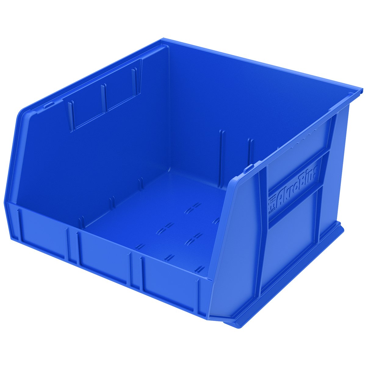 Akro-Mils 30270 AkroBins Plastic Storage Bins - 18x16x11 Inch Hanging Stackable Organizer Containers, Blue (3-Pack) - Perfect for Garage, Workshop, Warehouse & Home Organization