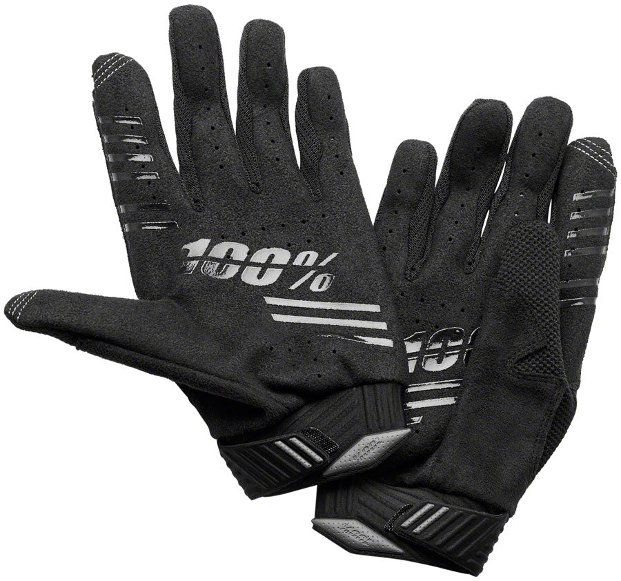 100% R Core Gloves - Black Full Finger Men's Work Gloves 2XL - Heavy Duty Protection for Construction, Gardening & Outdoor Activities