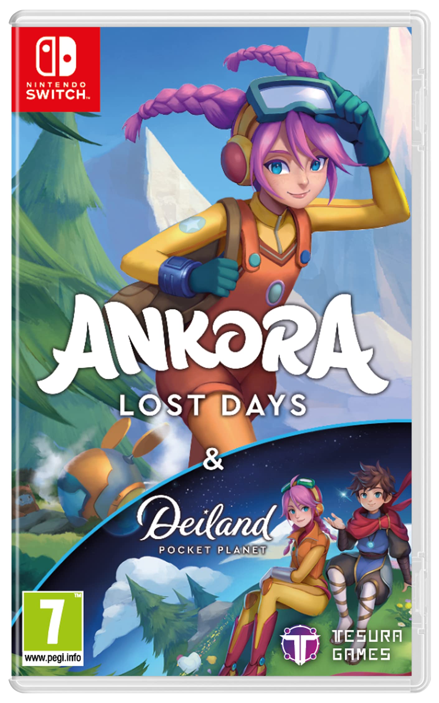Ankora: Lost Days & Deiland: Pocket Planet - Nintendo Switch European Edition [Pre-Order Available from March 31, 2023] | Adventure Game Bundle for Family & Solo Players