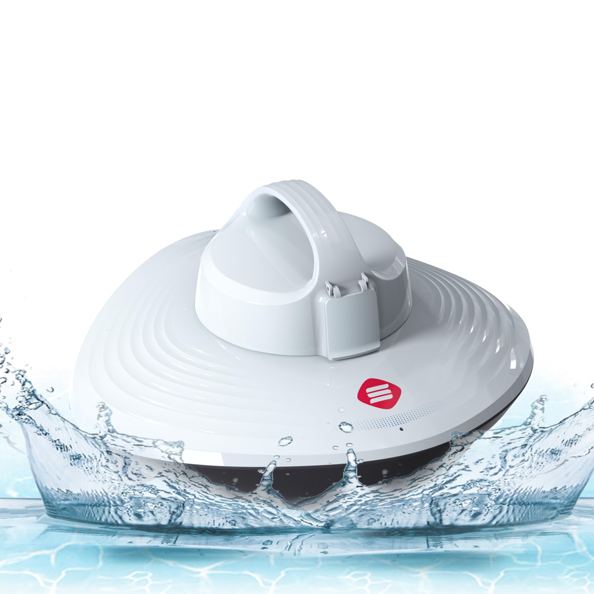 Automatic Robotic Pool Cleaner - Cordless Underwater Vacuum for Above Ground & Inground Swimming Pools with Top Handle & Auto-Docking System | Efficient Water Cleaning for Home, Vacation Houses & Commercial Pools