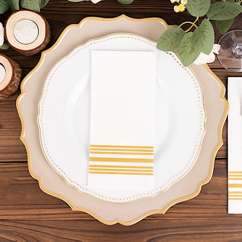 Premium 20-Pack Airlaid Paper Lunch Napkins - Soft, Absorbent & Eco-Friendly for Parties, Picnics & Everyday Dining