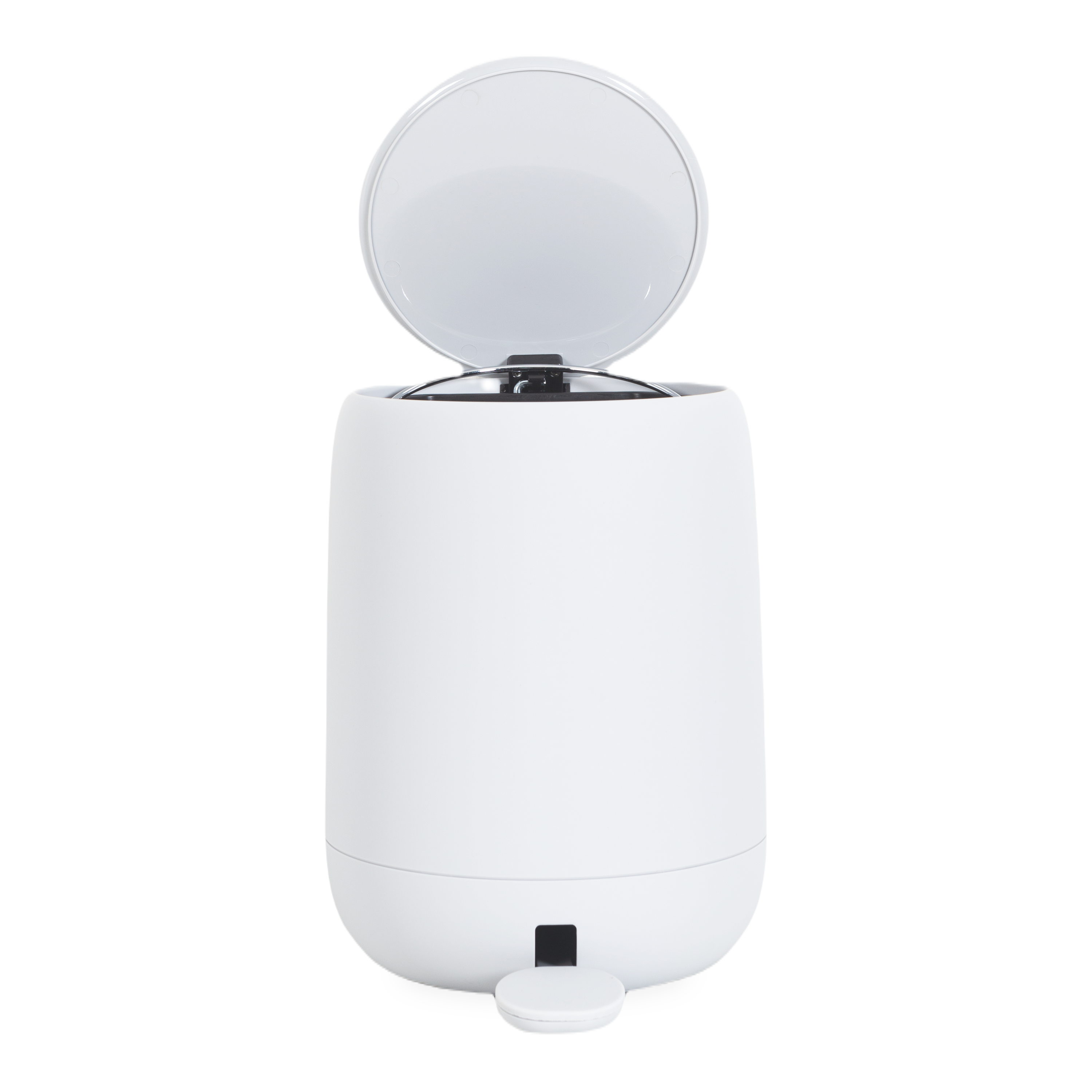 Stainless Steel Pedal Trash Can - 10L/2.6 Gallon Touch-Free Step Garbage Bin for Kitchen, Bathroom, Office & Home Use - Durable Metal Waste Basket with Lid (Model: 1009921030100)