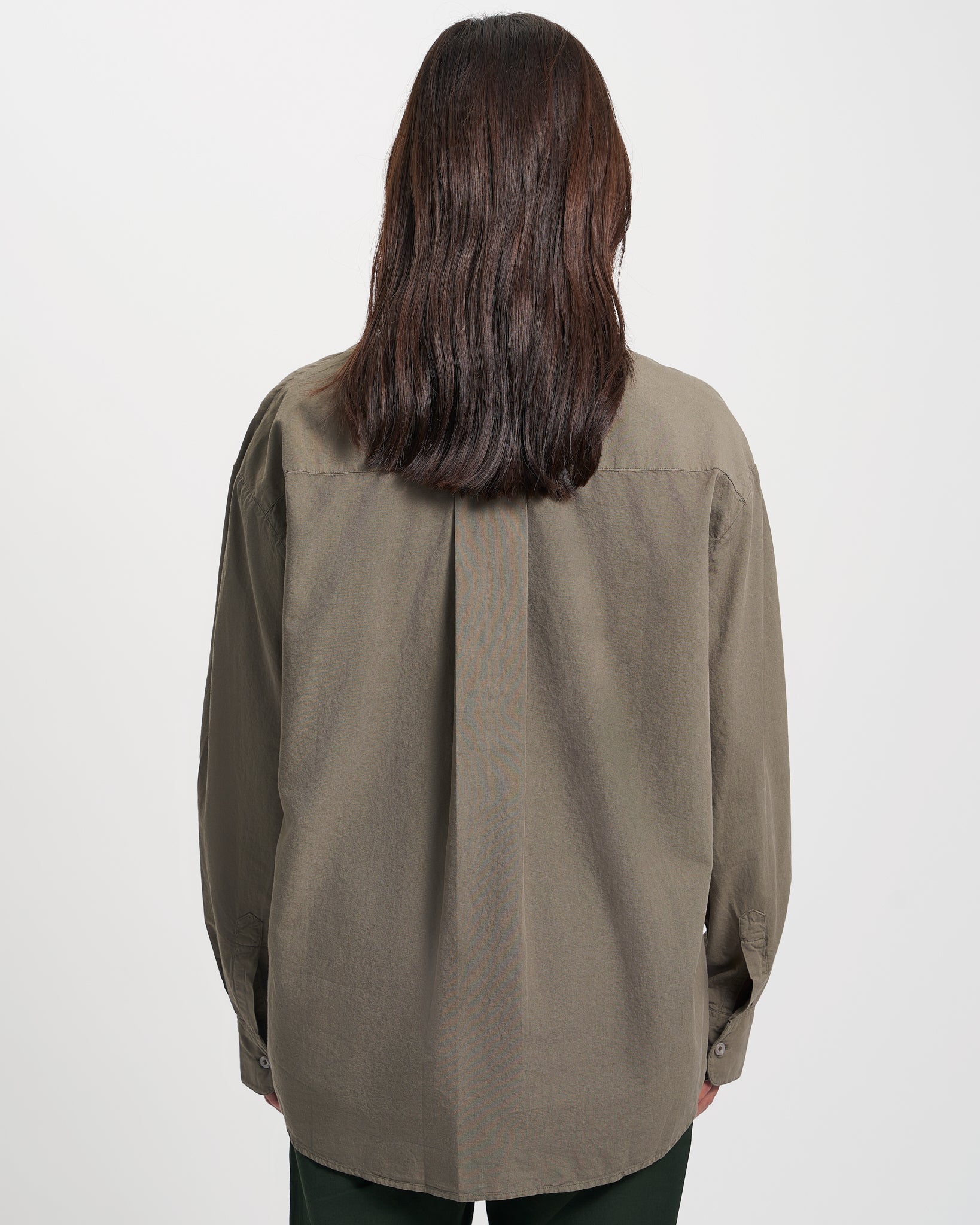 Organic Oversized Shirt for Women - Soft Cotton Loose Fit Button Down Blouse - Deep Black - Perfect for Casual Wear, Layering & Street Style Fashion