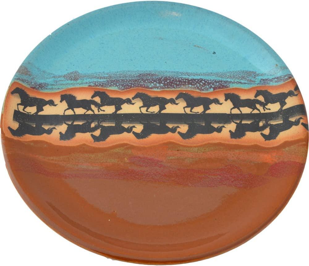 Premium Indian Summer Horses Dinnerware Set - Elegant Ceramic Plates & Bowls for Dining, Entertaining & Home Decor - Perfect for Holidays, Parties & Farmhouse Style Kitchens