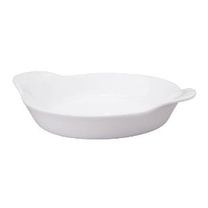 HIC Kitchen Round Au Gratin Dish 4oz - Perfect for Baking Casseroles, Desserts & Side Dishes | Oven & Microwave Safe