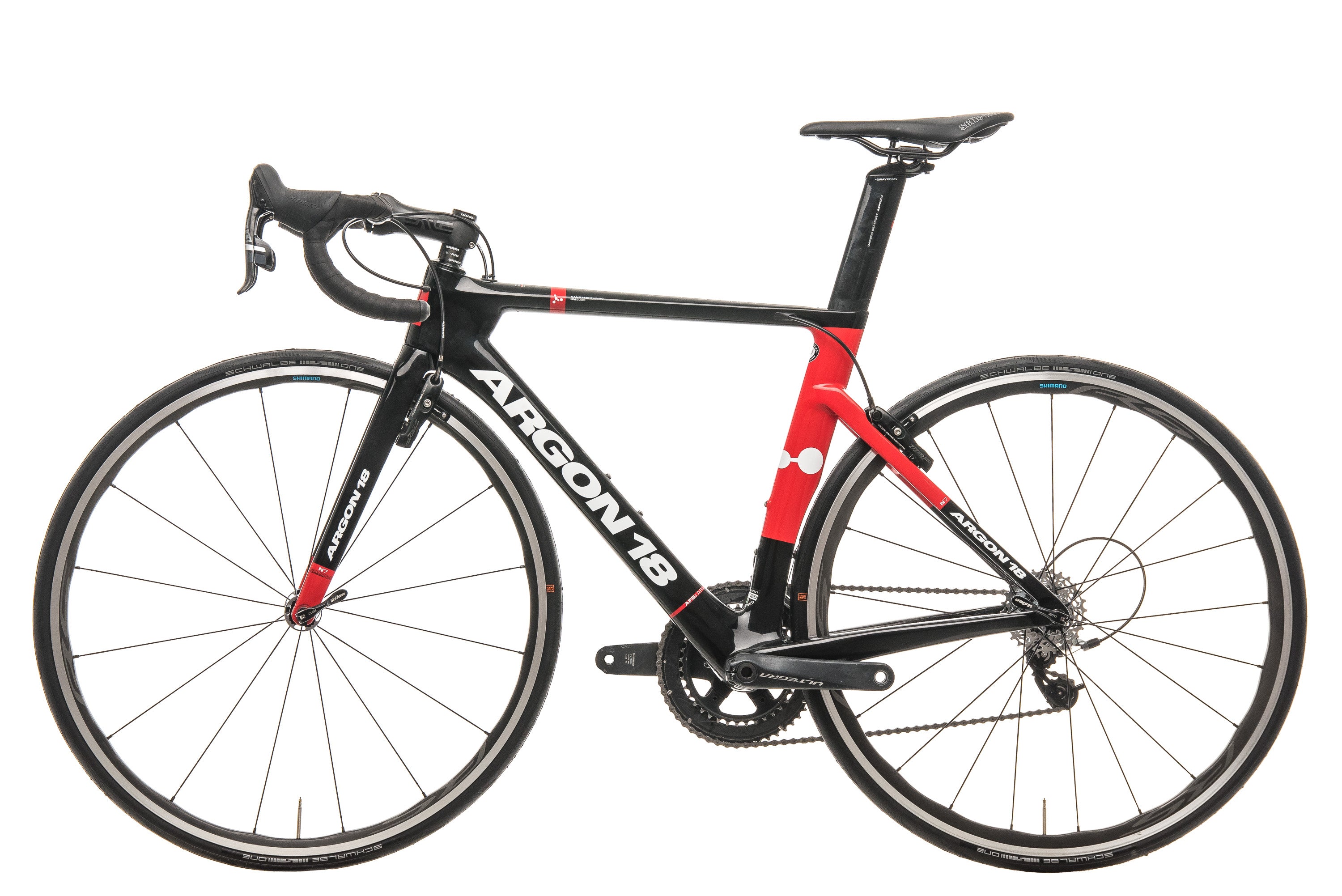 Argon 18 Nitrogen Road Bike 2017 - Lightweight Carbon Frame, Small Size for Adults - Perfect for Racing, Commuting & Long-Distance Cycling