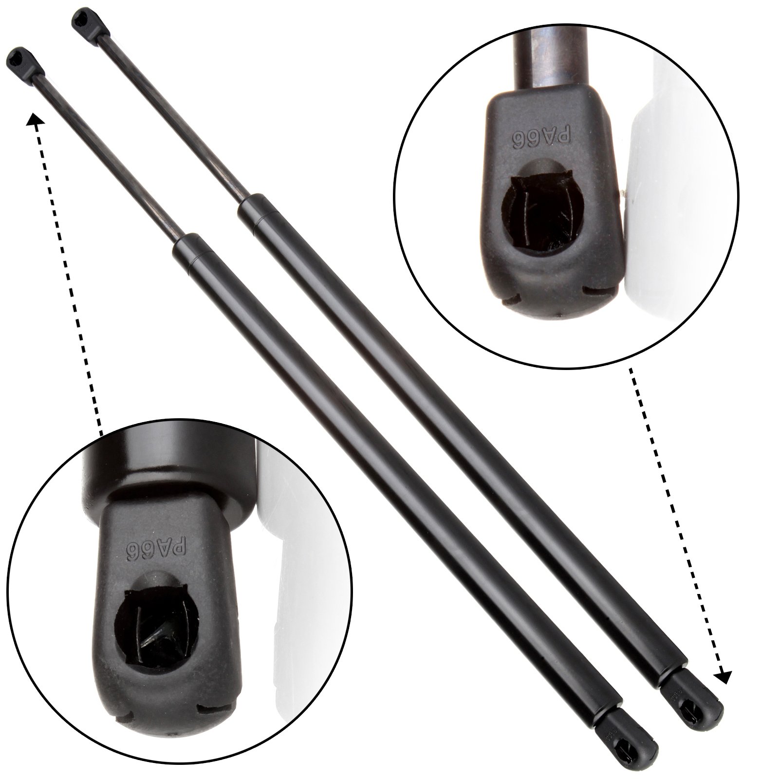 High-Quality Lift Supports Gas Spring Shocks for Chevrolet Equinox 2005-2007 & Pontiac Torrent 2006-2007 - Perfect for Smooth Liftgate Operation and Easy Trunk Access