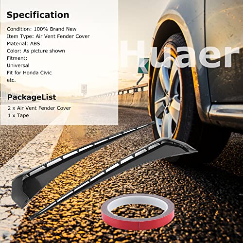 Universal Car Vent Cover Stickers - Decorative Strip for Car Side Air Hood Vent, Adhesive Air Sticker for Side Vent, Perfect for Car Customization and Style Enhancement
