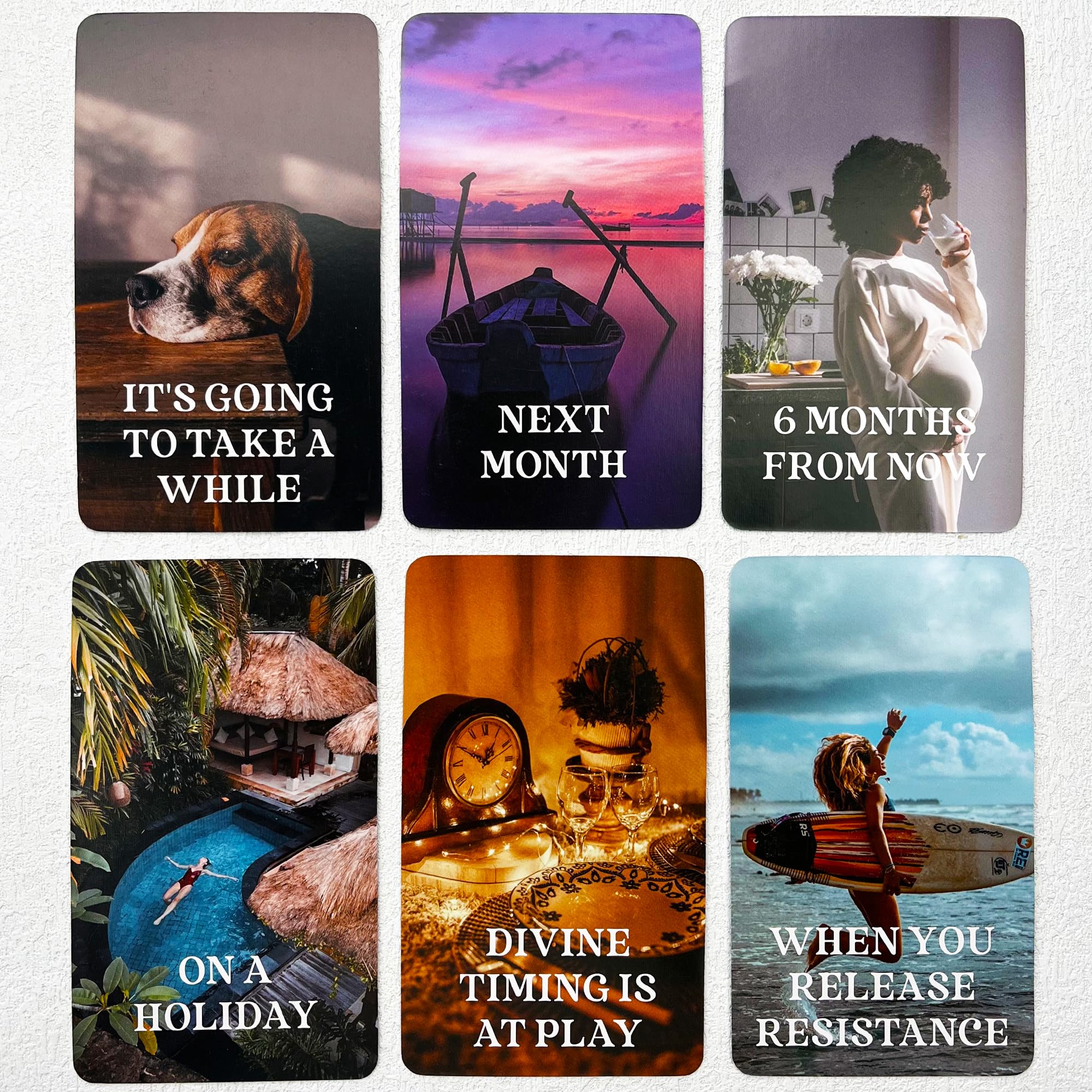 Soulme Time Oracle Cards Deck - Divine Timing Oracle Cards for Beginners | Answers to Timing Questions | Spiritual Guidance, Meditation & Self-Discovery Tool