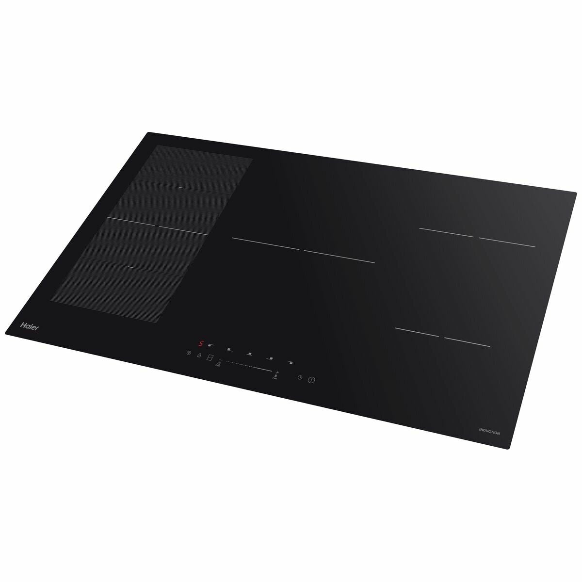 Haier 90cm Induction Cooktop with 5 Cooking Zones & Flexi Zone Technology - HCI905FTB3 (Ex Display) - Perfect for Home Kitchens, Restaurants & Outdoor Cooking
