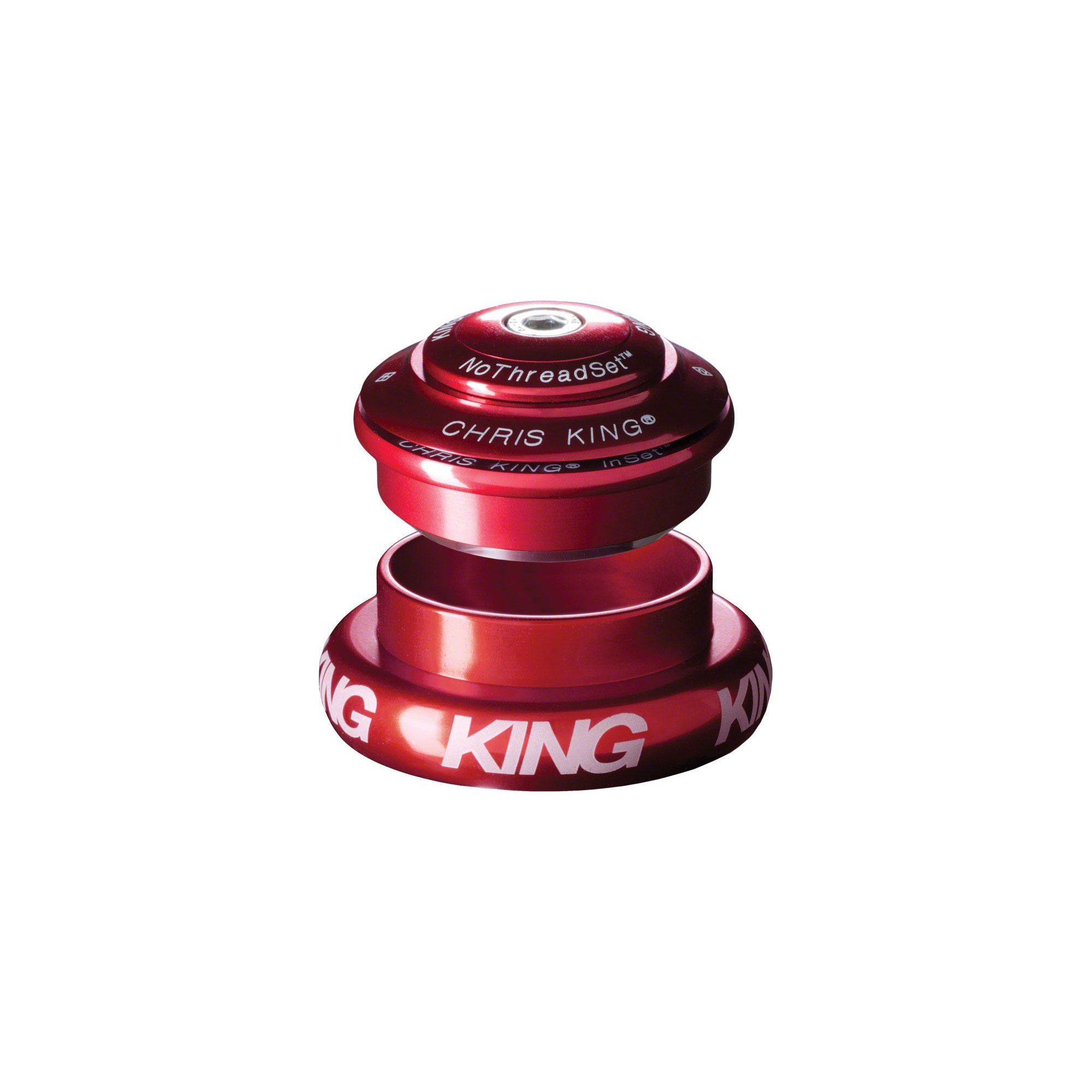 Premium 7-Piece Red Tapered Headset - Perfect for BMX, Mountain Bikes & Road Bikes | Durable & Lightweight Bicycle Headset Bearings for Smooth Steering