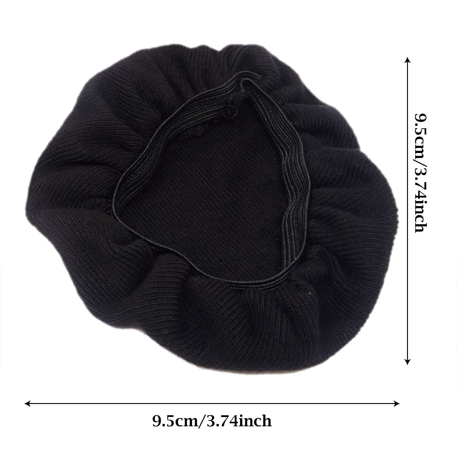 Honbay 2 Pairs Stretchable Washable Headphone Covers - Breathable Earcup Protectors for Gaming Headsets, Aviation, Gym Training & Racing - Soft Cloth Earpad Covers for Comfort & Hygiene (Perfect for Workouts, Travel & Long Gaming Sessions)