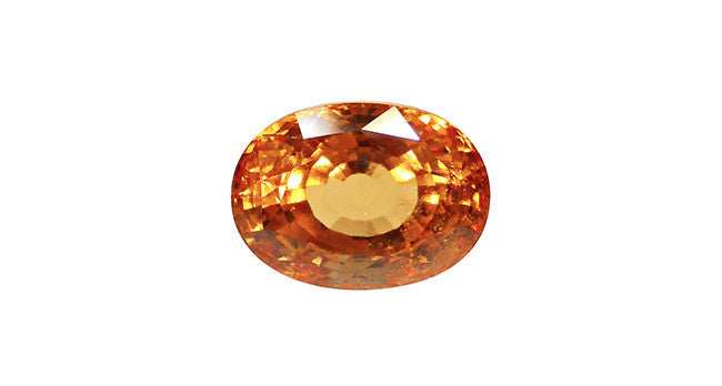 Natural Hessonite Garnet Gemstone - 20.66ct Oval Cut Loose Stone for Jewelry Making, Engagement Rings & Healing Crystals