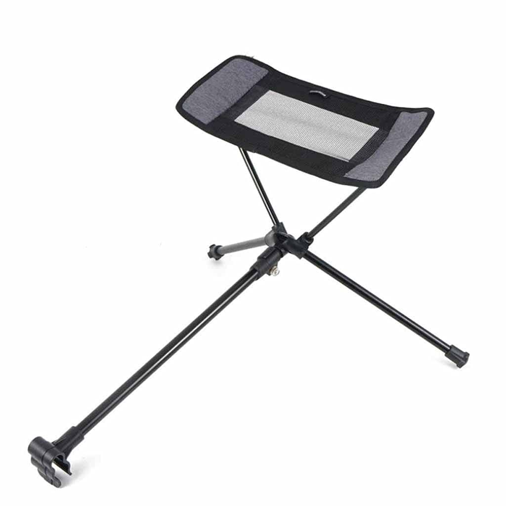 Portable Folding Chair with Footrest - Lightweight Camping Stool for Outdoor, Beach, BBQ, Fishing & Relaxing | Compact & Collapsible Design for Easy Storage & Travel