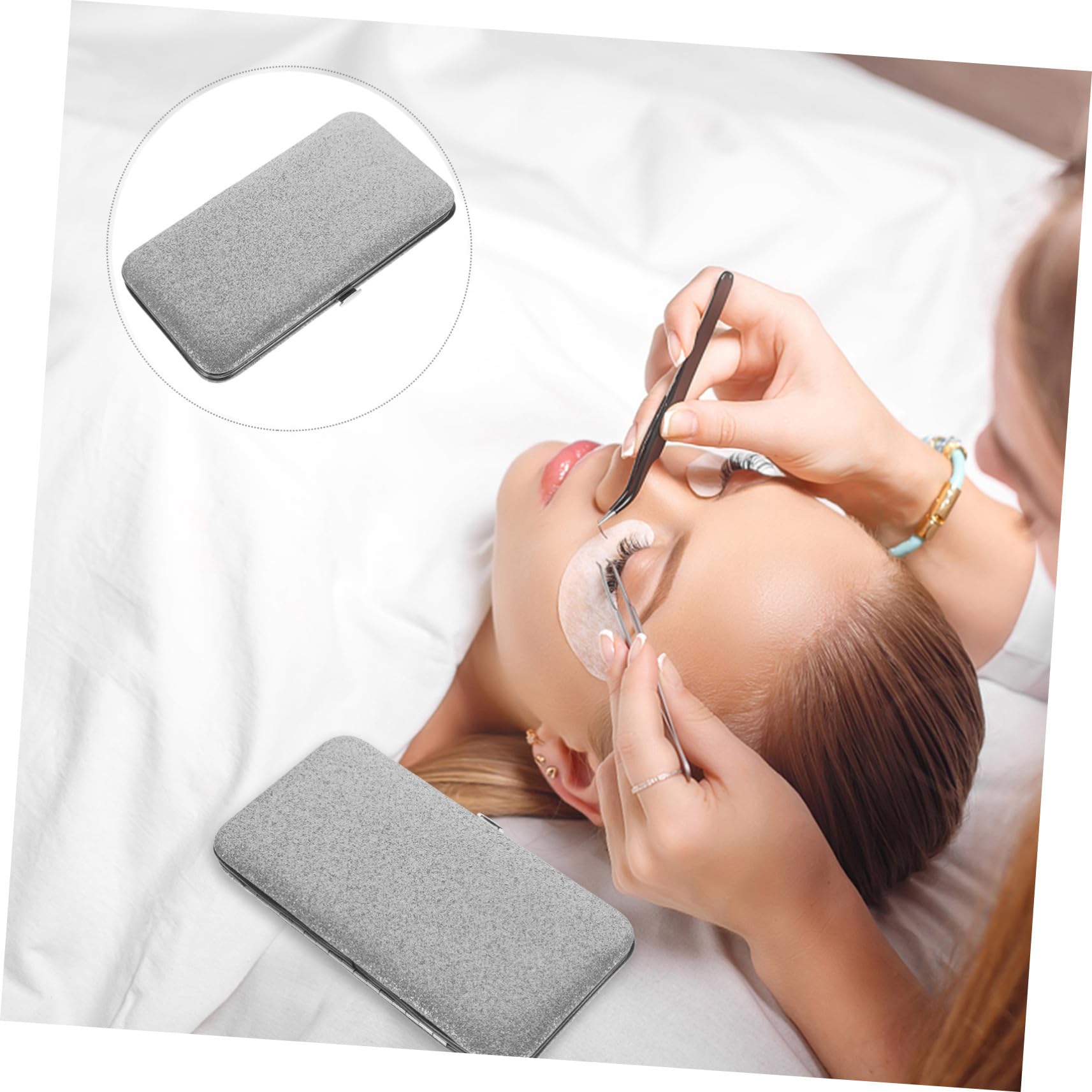 Professional Empty Tweezer Case for Eyelash Extensions - Mini Lash Tweezers Storage Bag Holder - Perfect for Salon, Spa & Home Use