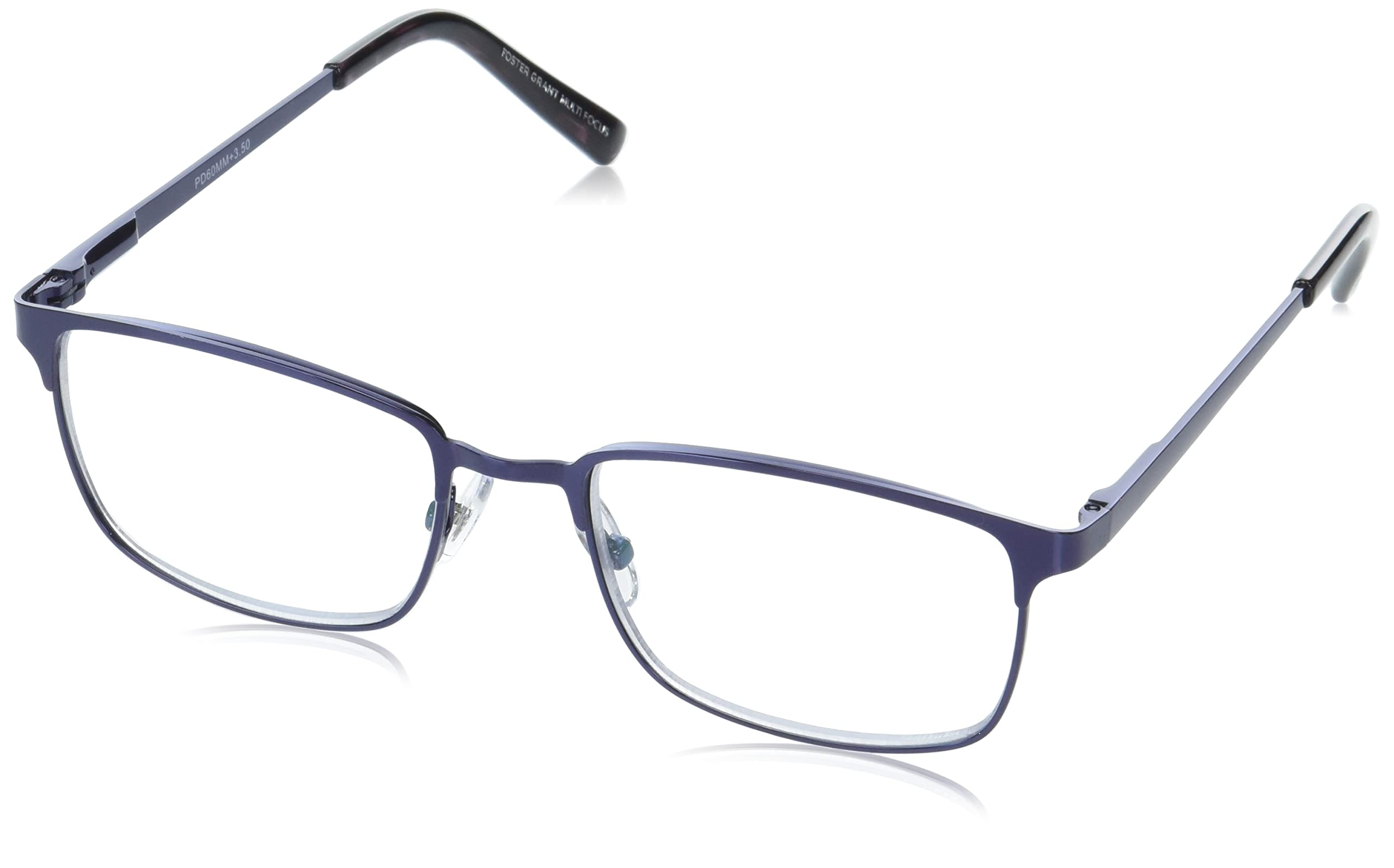 Foster Grant Men's Braydon Multifocus Reading Glasses - Lightweight & Stylish for Computer Work, Reading & Office Use