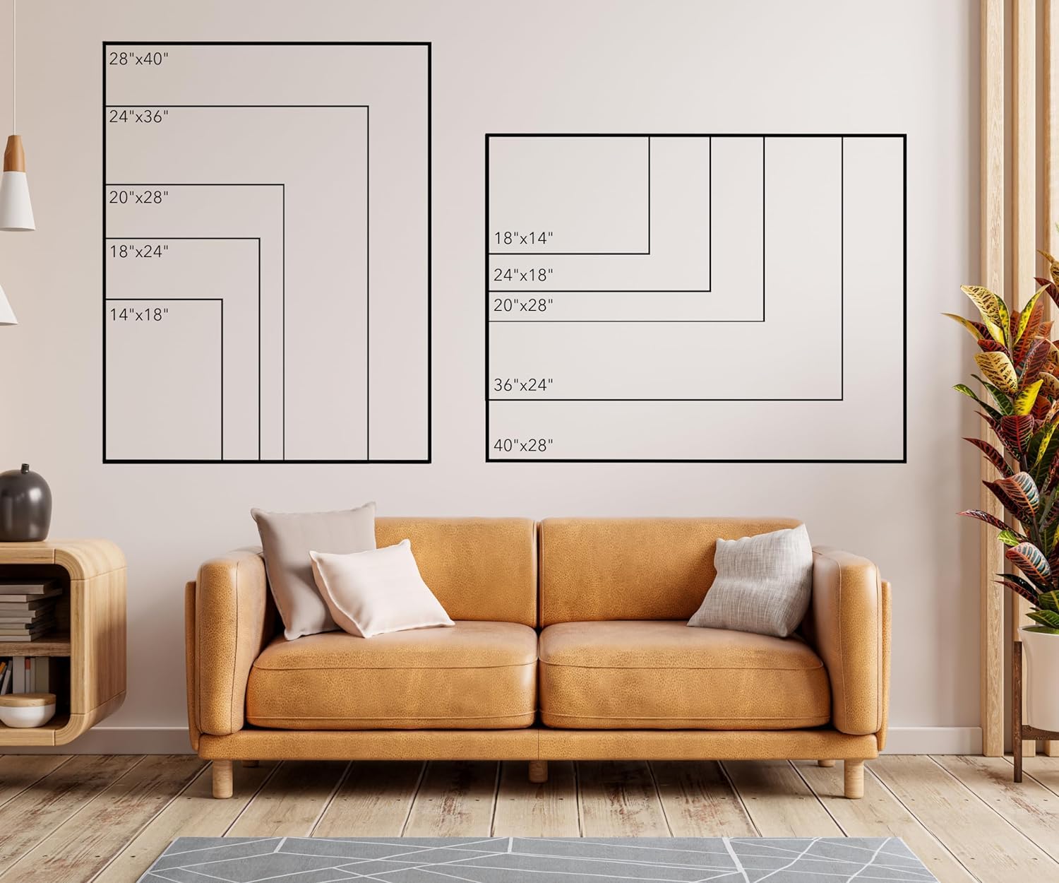 2025 Personalized Acrylic Two-Month Wall Calendar Planner - Double Month Wall Organizer (28