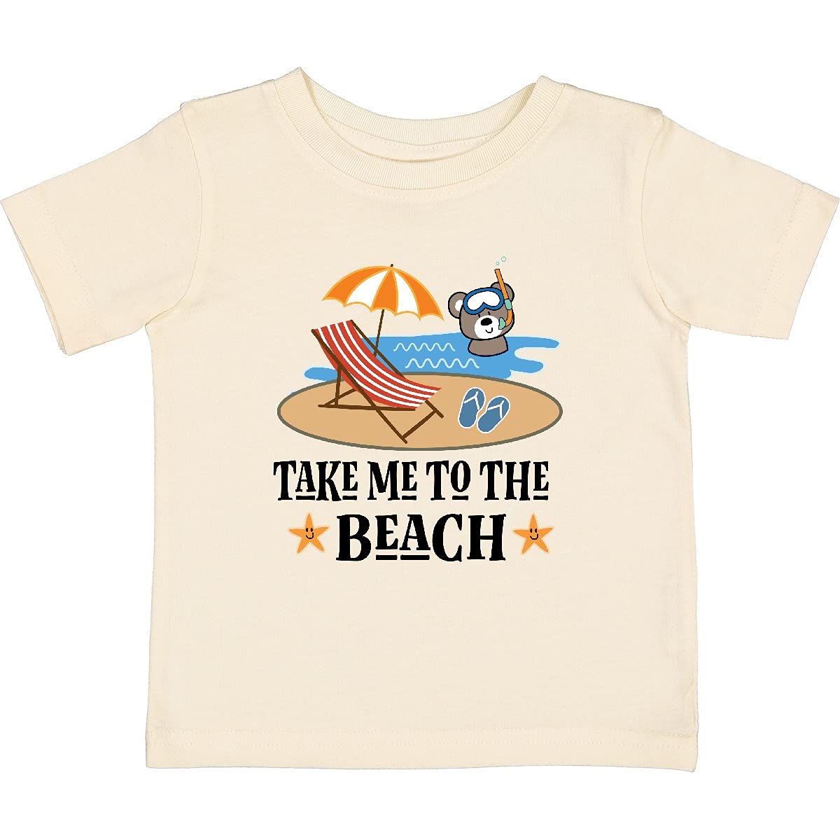 Inktastic Florida & California Beach Vacation Baby T-Shirt - Cute Summer Outfit for Toddlers, Beach Trips & Family Vacations