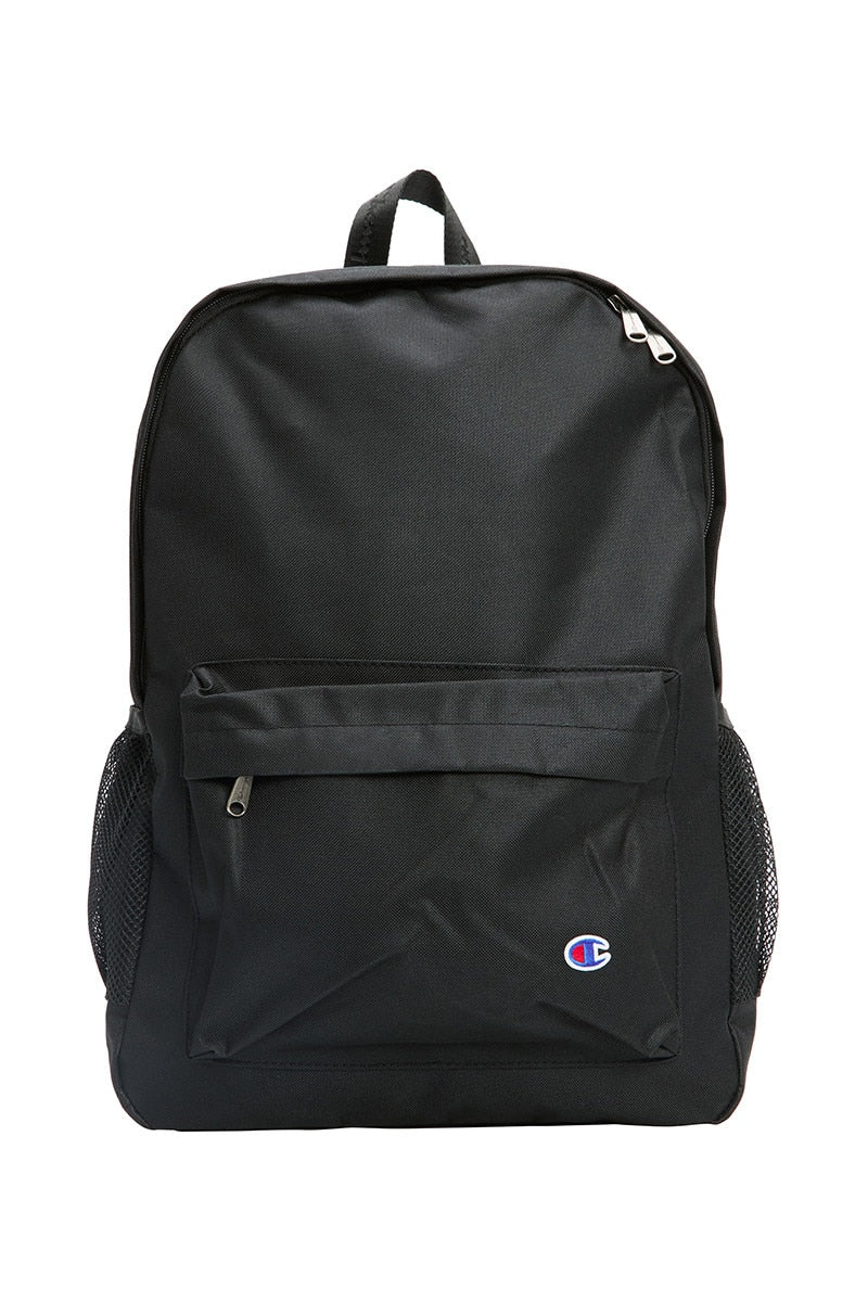 Champion Large Black Backpack for Men & Women - Durable Travel, School & Work Backpack - Spacious Laptop Compartment & Comfortable Straps