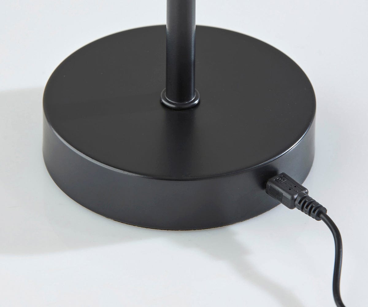 Benji Cordless LED Table Lamp - Rechargeable Battery Operated, Adjustable Brightness, Perfect for Bedroom, Living Room, or Office Desk Lighting