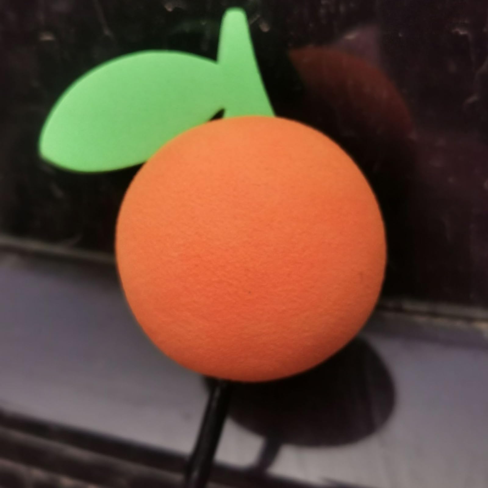 EVA Foam Orange Car Antenna Topper - Fun & Durable Car Accessory for Vehicles, Trucks & SUVs | Perfect for Road Trips, Car Shows & Gifts