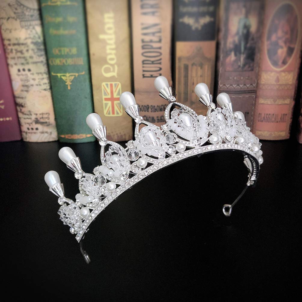 Sparkling Rhinestone Princess Tiara for Women - Elegant Queen Quinceanera Headpiece, Bridal Wedding Crown & Prom Hair Accessories | Perfect for Birthday Parties, Sweet 16, Pageants and Special Occasions