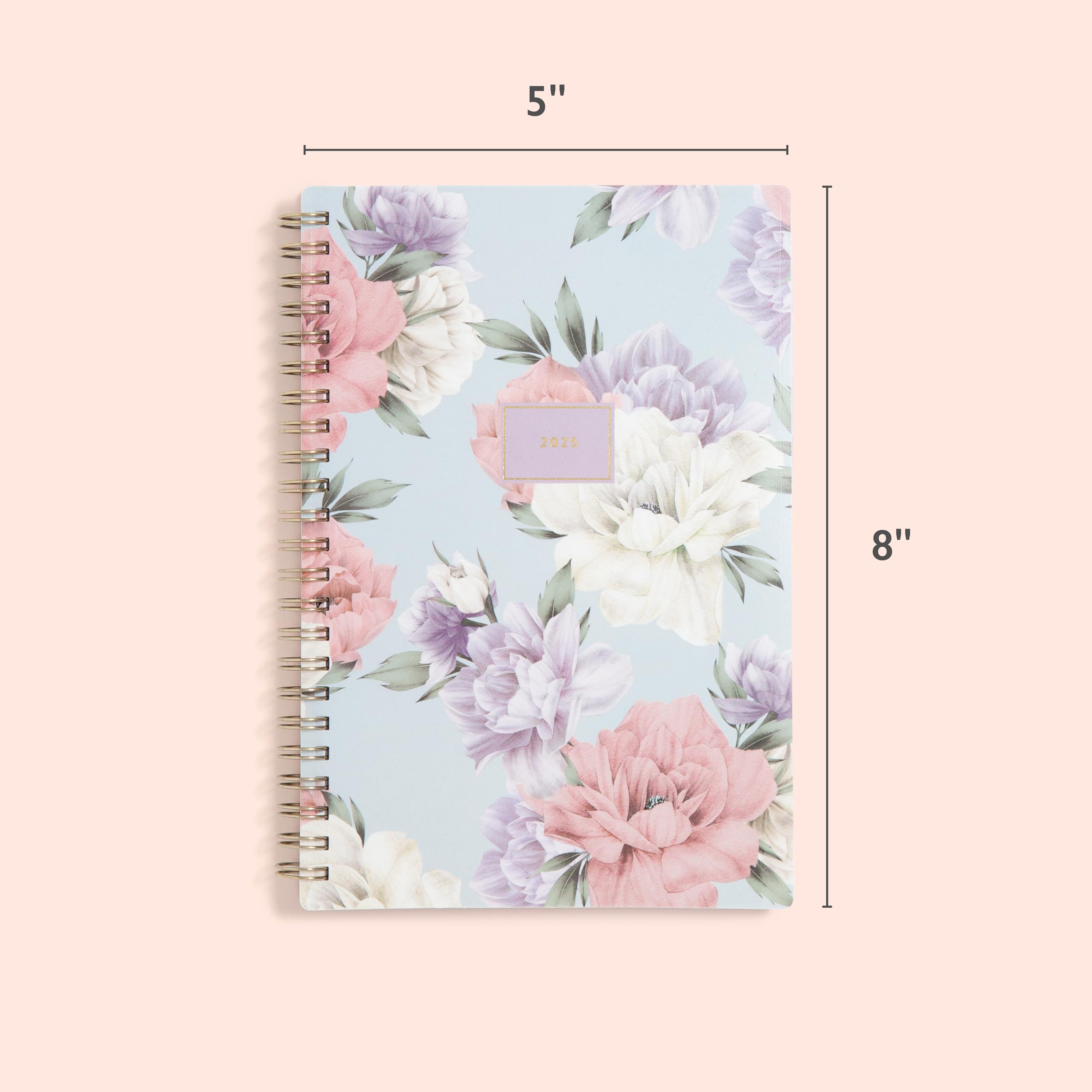 Blue Sky 2025 Weekly & Monthly Planner Calendar - January to December 2025, 5