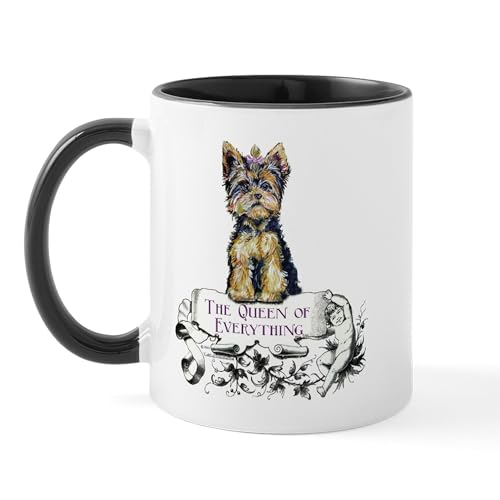 White/Black Inside - Yorkshire Terrier Mug
