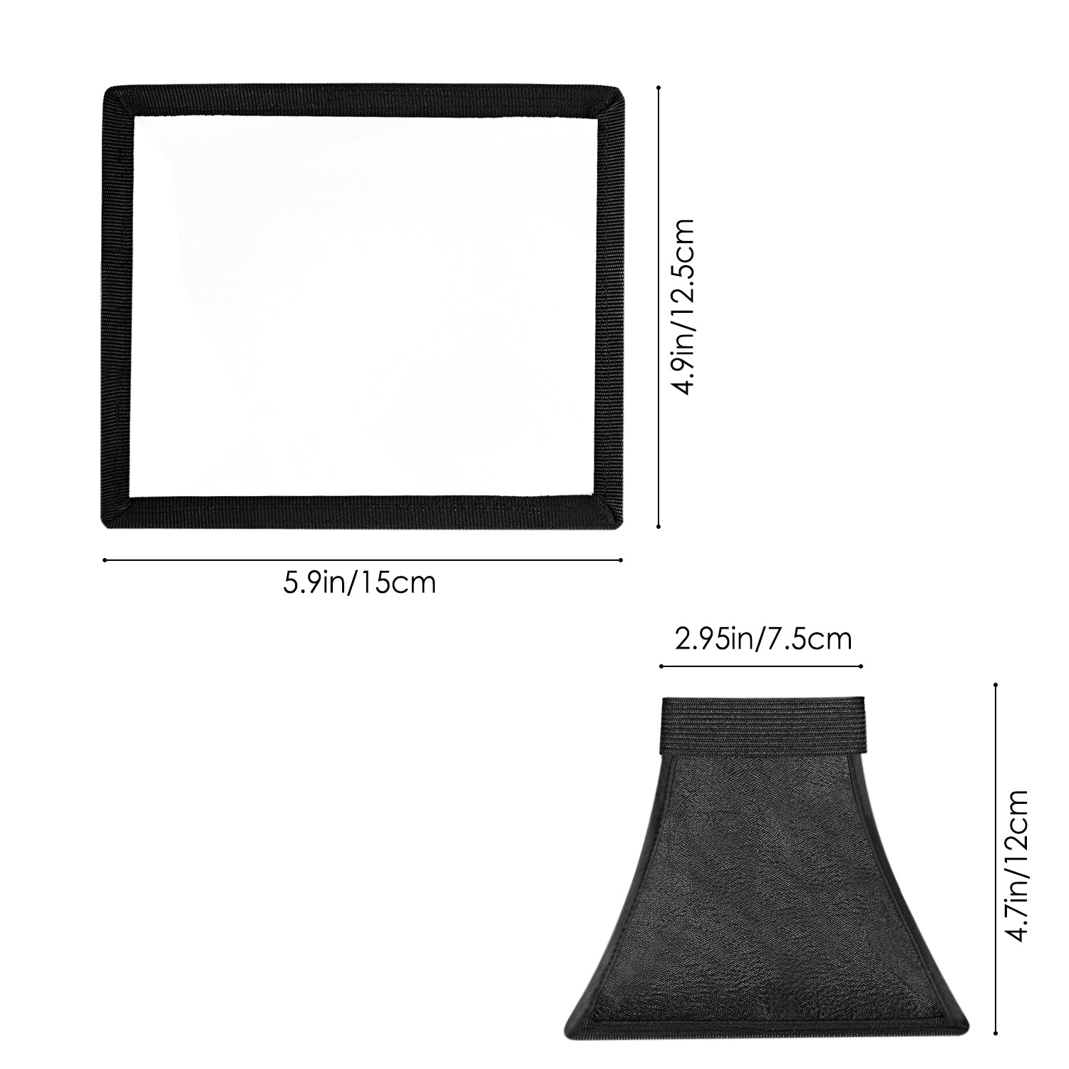 NEEWER Speedlite Flash Softbox & Reflector Diffuser Kit for Canon Nikon Sony DSLR Cameras - Perfect for Portrait, Wedding, and Studio Photography